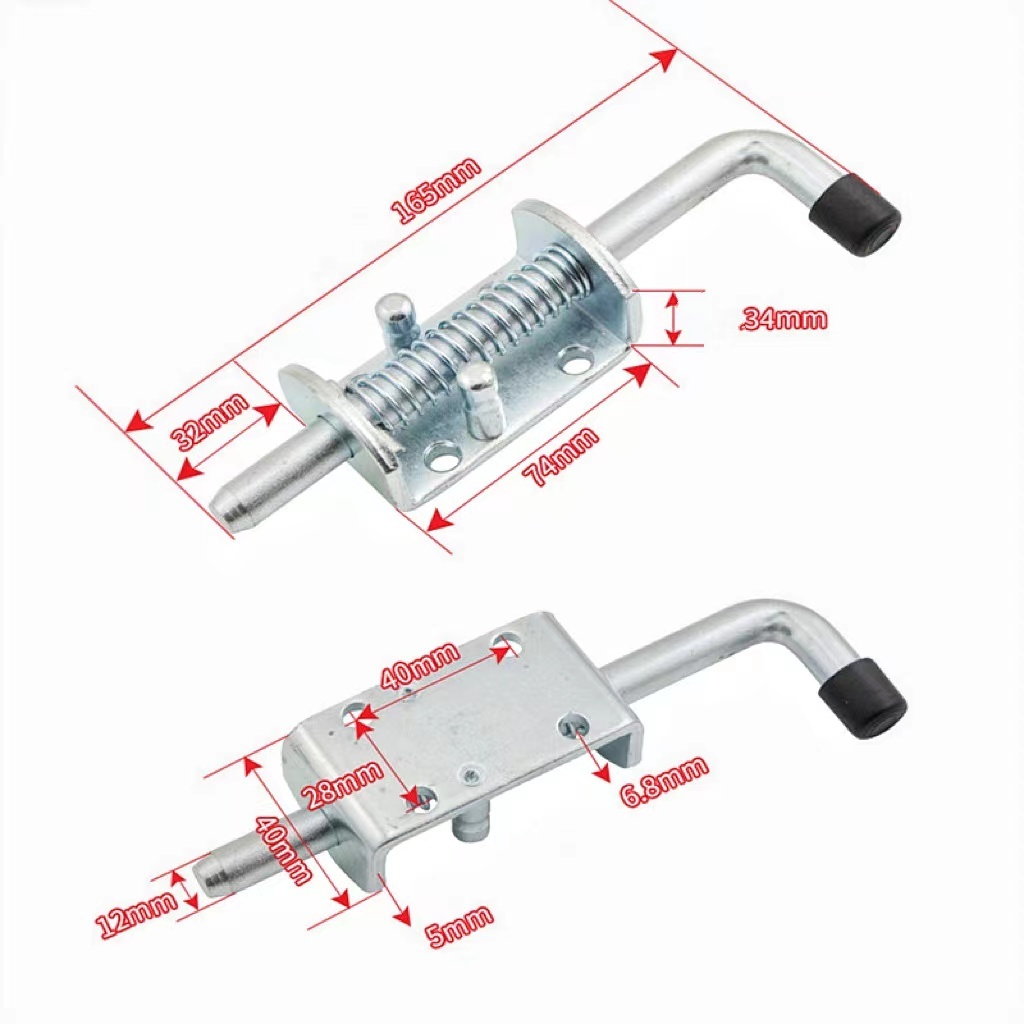 spring latch pin shed latch 304 durable stainless steel for door gate Van container