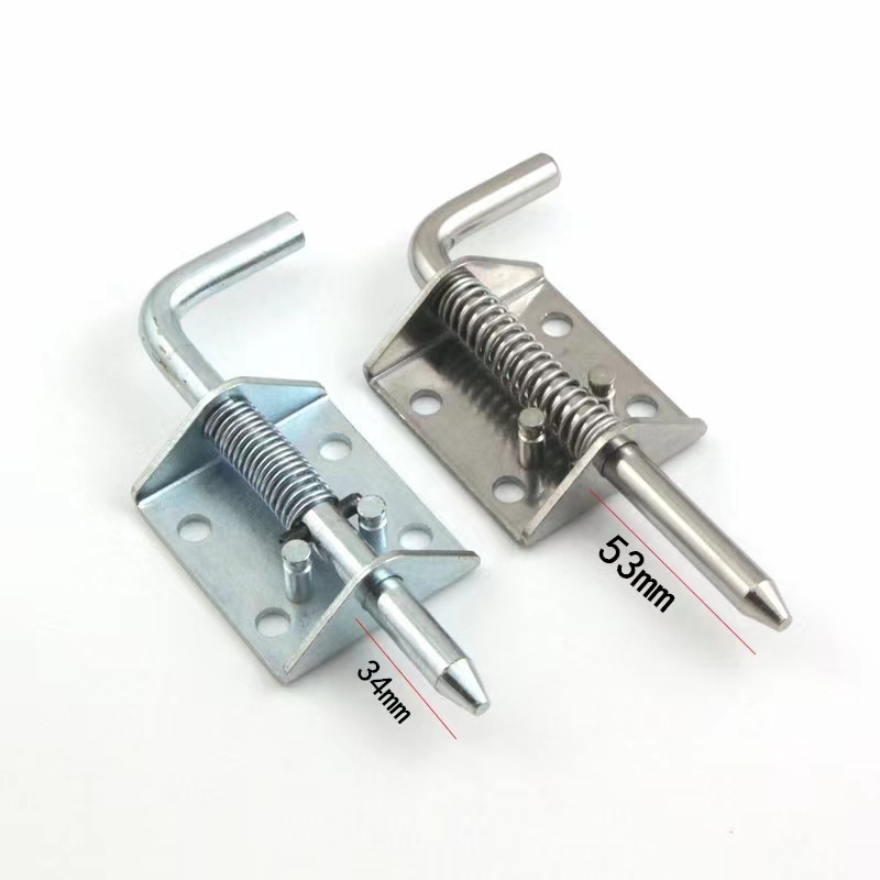 spring latch pin shed latch stainless steel for door gate Van container