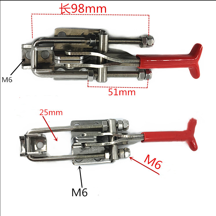 100kg bearing capacity adjustable draw latch quick release toggle clamp