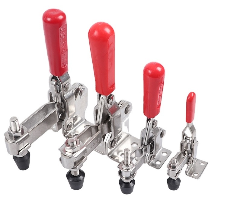 Customized adjustable vertical handle toggle clamp quick release stainless steel heavy duty toggle clamps