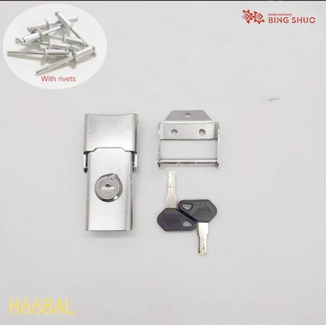 H668 Motorcycle Rear Box Pannier Stainless Steel Latch Lock motorcycle case accessories toggle lock lightbox hasp lock