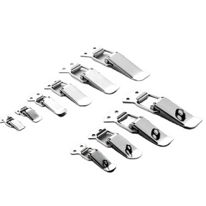 A04 Toggle Latch Latch Catch Clasp Clamp Clip Metal Spring For Case Cabinet Box  Silver Lock