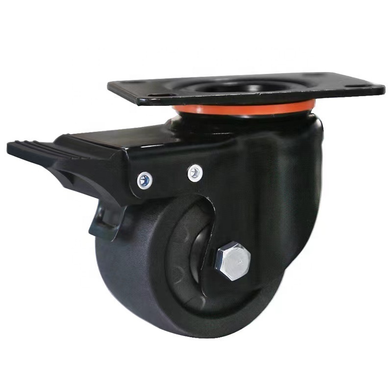 Heavy Duty Durable Industrial Thread castor wheel swivel type roller caster wheels 1323lbs loading capacity