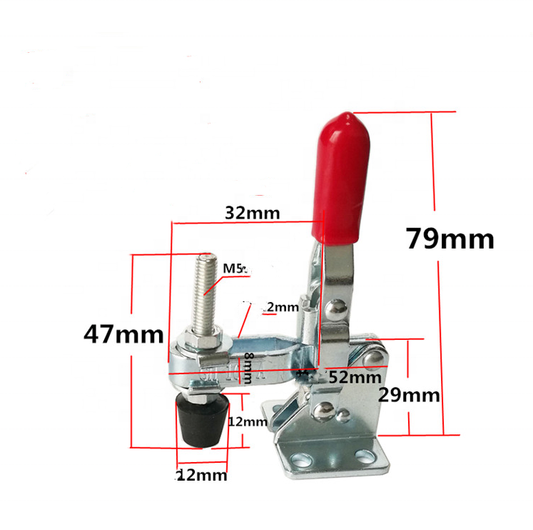 101A Vertical Handle Toggle Clamps Holding Capacity 50kg Hand Tool Fixture hold down Toggle Clamp