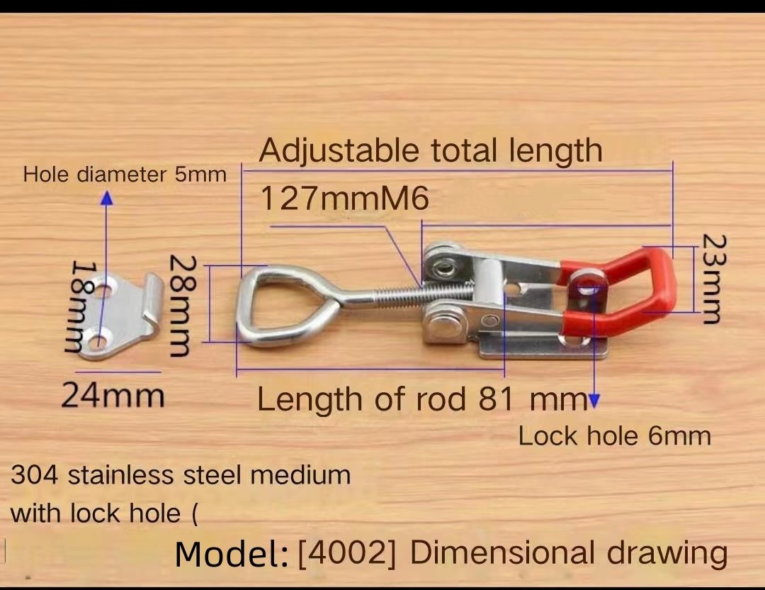 Briefcase Handbag Metal  Hasp Lock Suitcase Latch  Briefcase Guitar Case Toolbox Latch Lock Toggle Latch