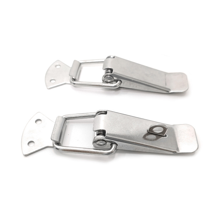 A04 Toggle Latch Latch Catch Clasp Clamp Clip Metal Spring For Case Cabinet Box  Silver Lock