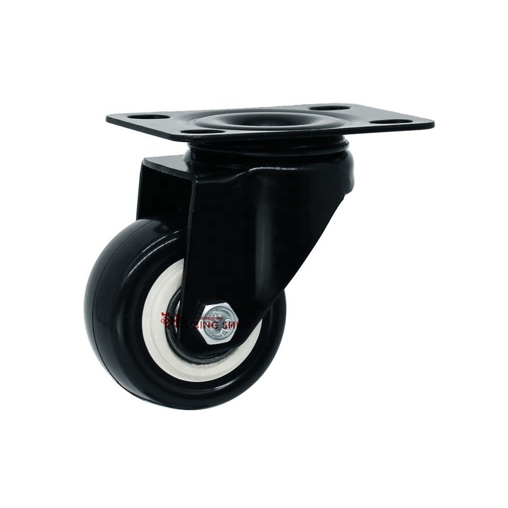 Furniture Hardware Swivel Rubber Caster Wheels Replacement Chair caster wheel with brake