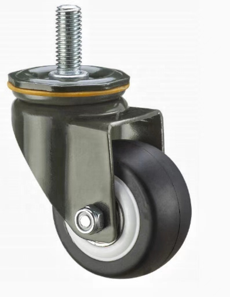 Heavy Duty Durable Industrial Thread castor wheel swivel type roller caster wheels 1323lbs loading capacity