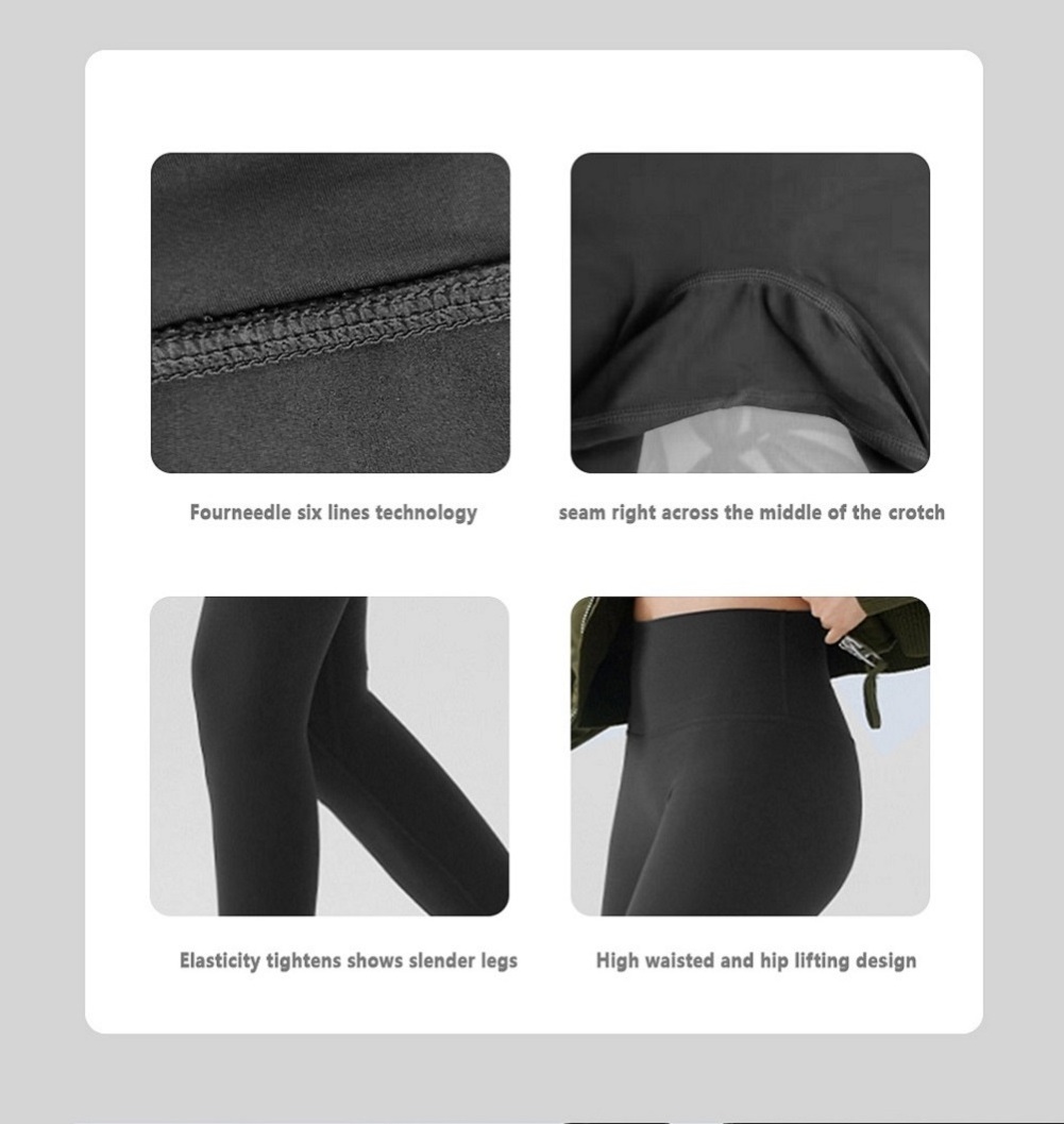 Black high waist women leggings de cintura alta a vita alta de gym pour femmes sport ladies tights leggings for women