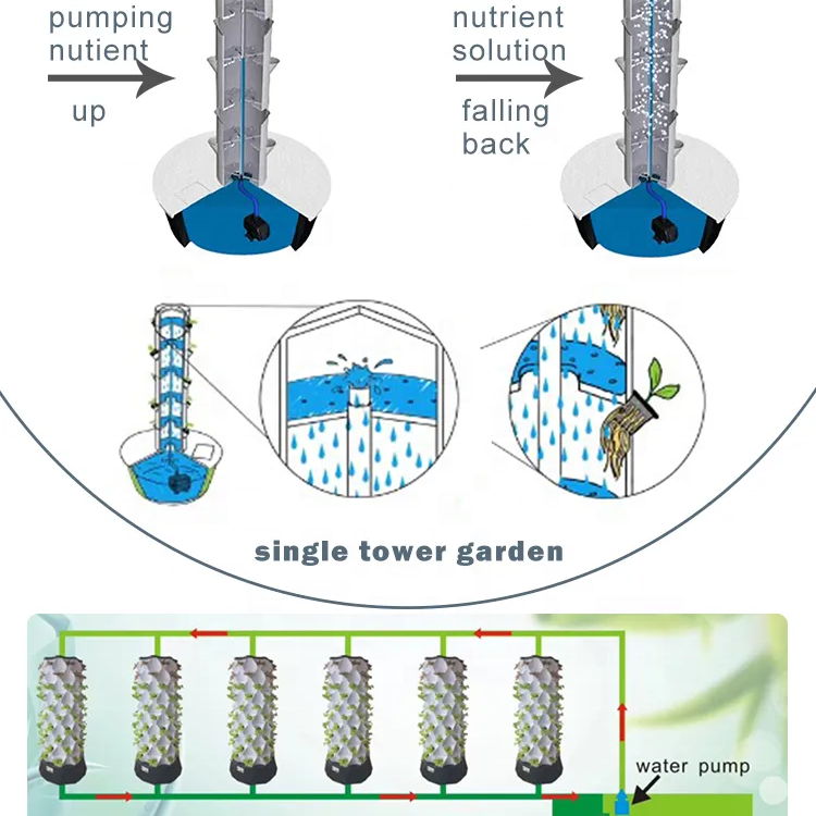 flowers vine vegetables growing Greenhouse Hydroponic Growing Systems Dutch Bucket Planting System