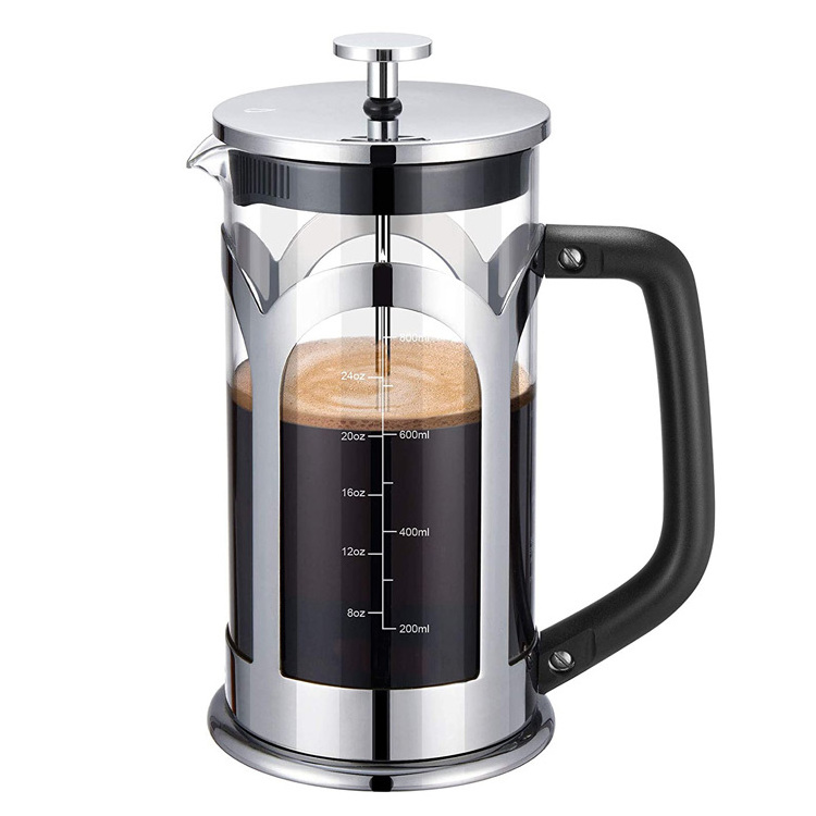 2021 34oz(1000ml) Stainless Steel French Press Coffee&Tea Maker, Copper and heat resistance