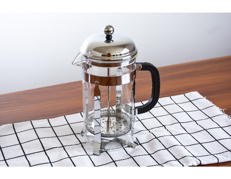 800ML Silver Color Hot Sale French Press Coffee Maker