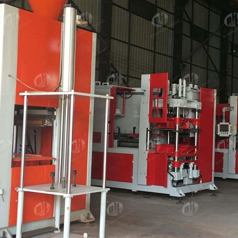 iron casting foundry automatic green sand horizontal flaskless molding machine with mold handling system flask-less  line