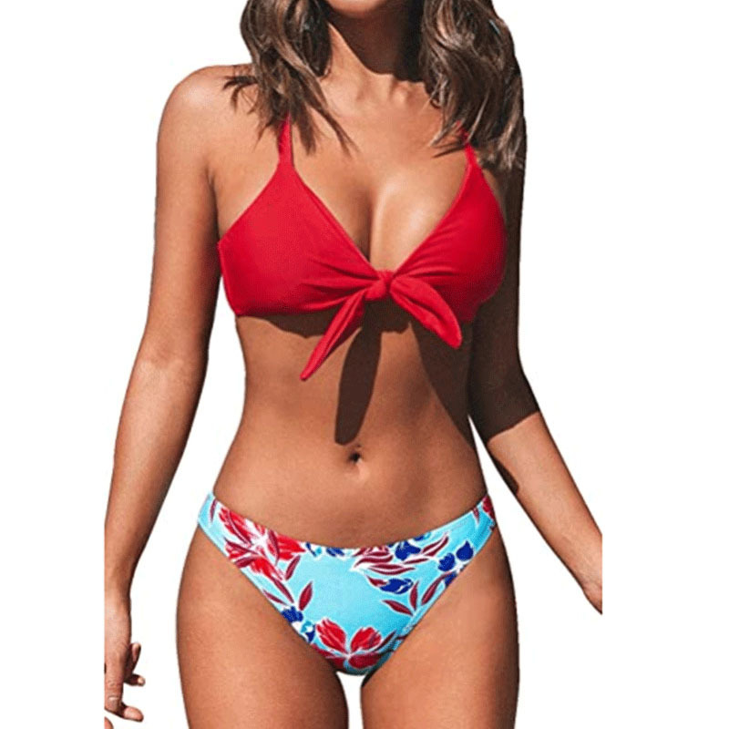 Young Girl Trendy Designer Adult Basic Beautiful Belles Femmes En Bikini Set Micro Print Floral Big Size Sexy Xxx Swimwear