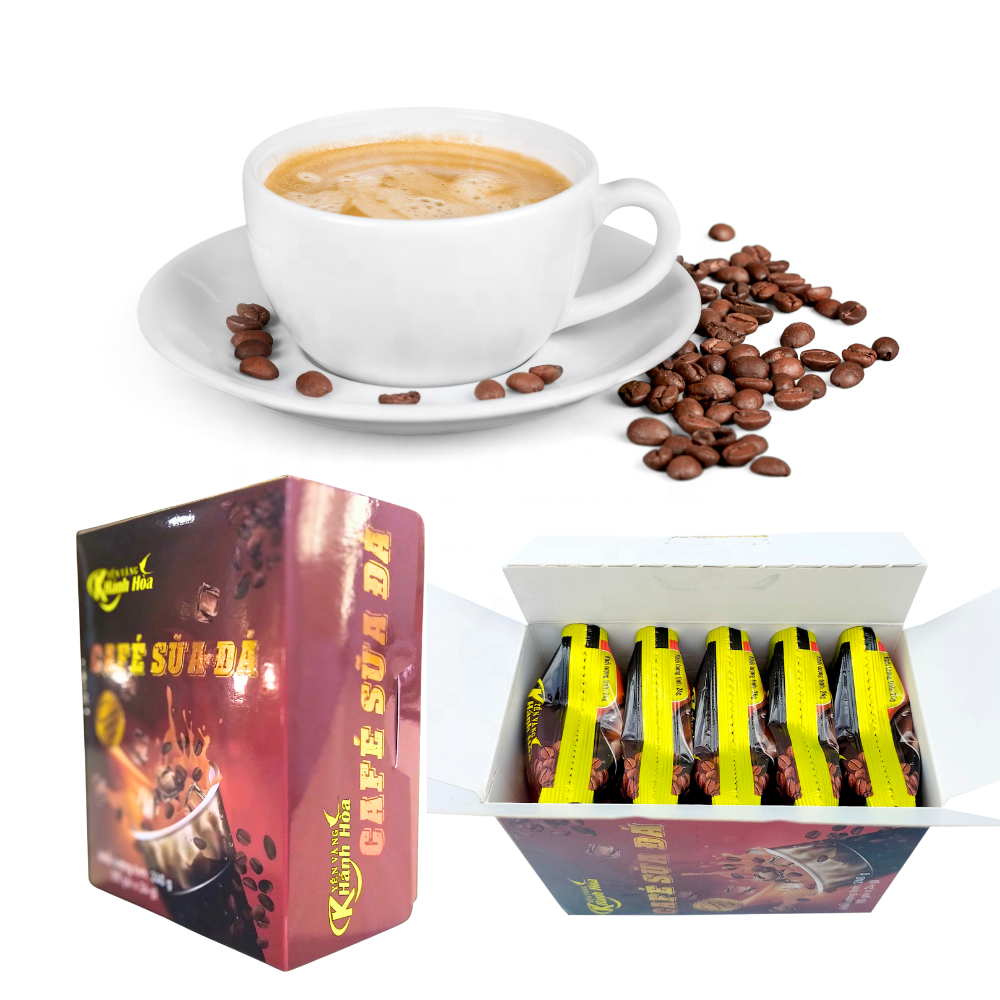 Custom Competitive Price Vietnamese Iced Milk Coffee Best Selling Quality OEM  Ready to Export Instant Coffee