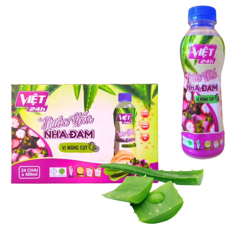 Refreshing Bird Nest Drink  Free Sample Competitive Price Aloe Vera Jelly MadeInVietnam Mangosteen Flavor ODM OEM Juice