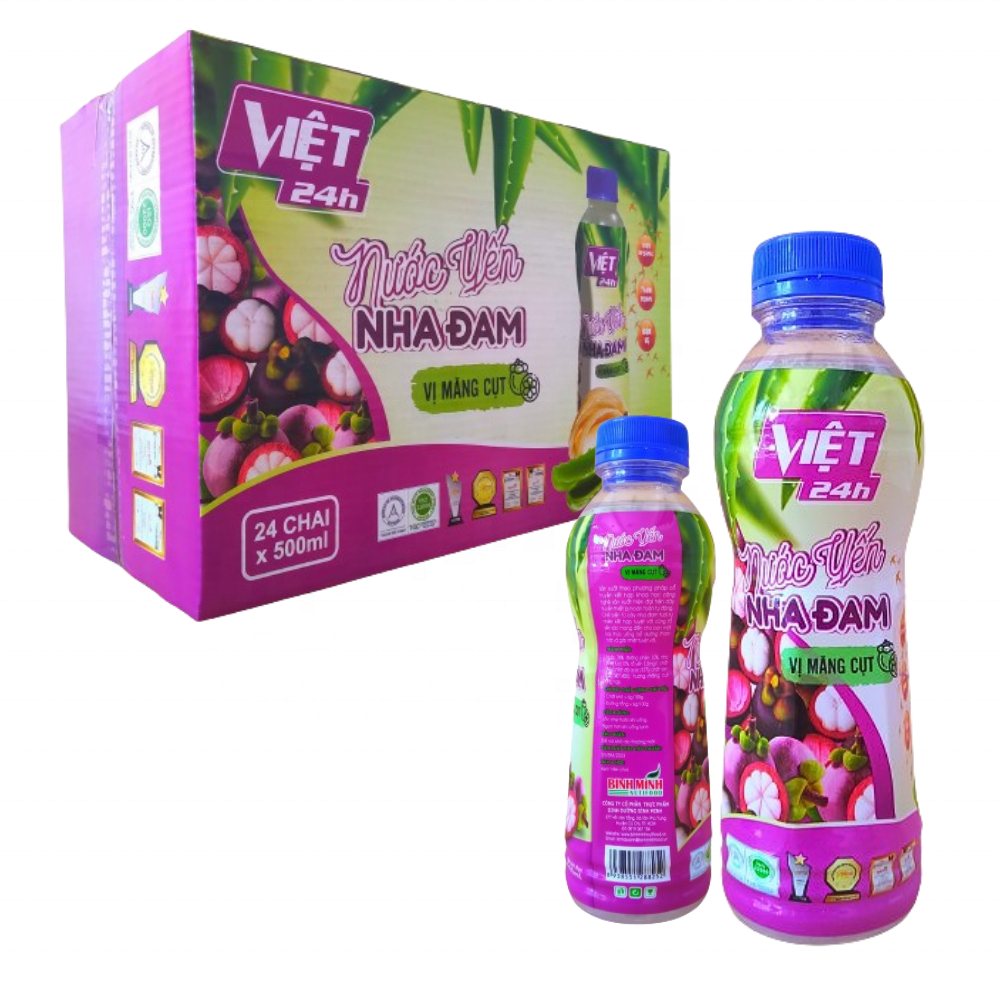 Refreshing Bird Nest Drink  Free Sample Competitive Price Aloe Vera Jelly MadeInVietnam Mangosteen Flavor ODM OEM Juice