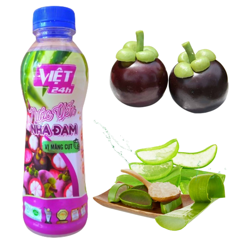 Refreshing Bird Nest Drink  Free Sample Competitive Price Aloe Vera Jelly MadeInVietnam Mangosteen Flavor ODM OEM Juice