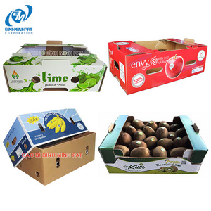 Farm fresh produce wax carton box for vegetable and fruit