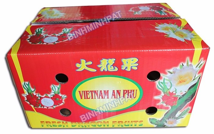 Farm fresh produce wax carton box for vegetable and fruit