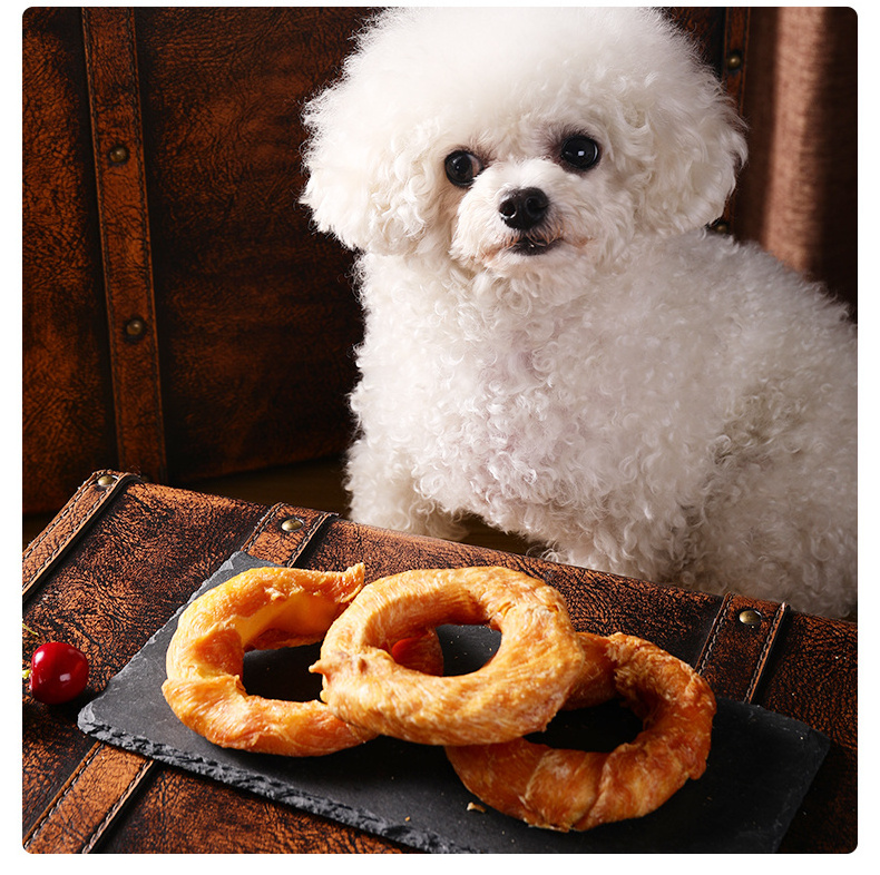 Hot Selling Natural chicken dog treats frozen dried pet food chewable japanese pet snacks for dog cat easy to digest and absorb