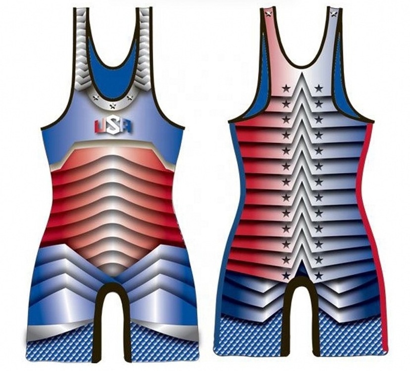 Cheap Customized  Wrestling singlets, wrestling body suit, wrestling tights wholesale