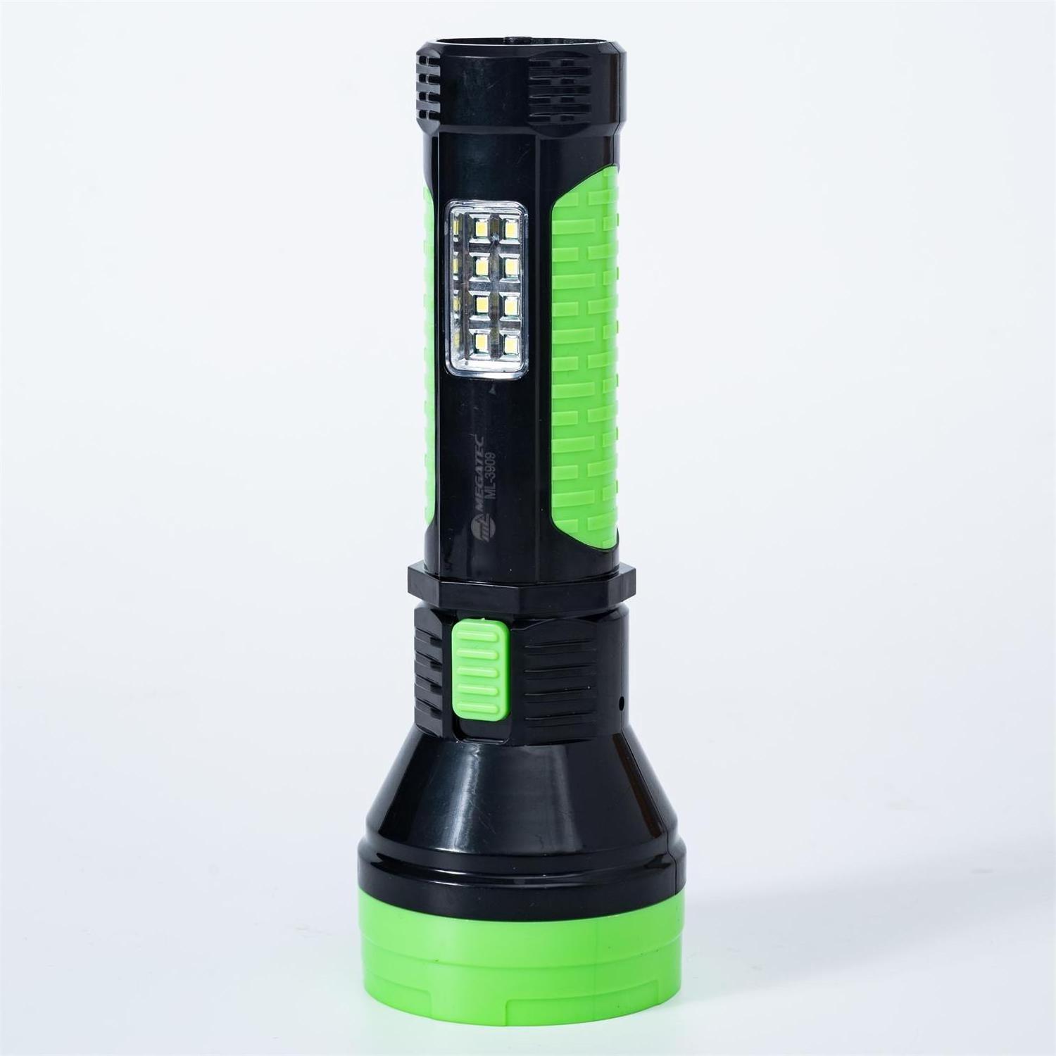 Manufacturers direct sales with side lights LED flashlight anti-signal night fishing emergency flashlight lighting