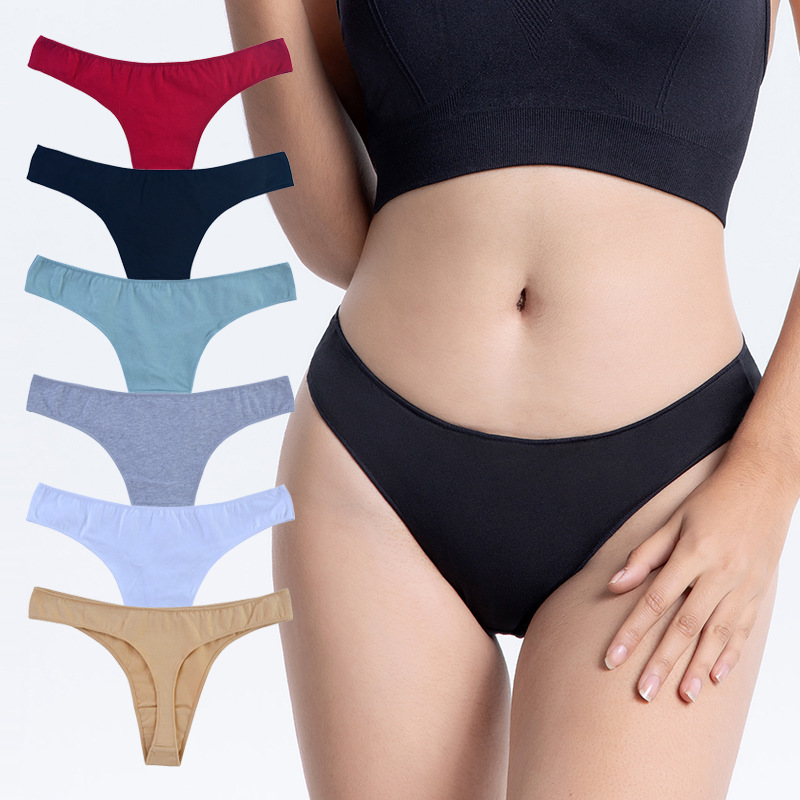 BINNYS Wholesale Sexy Soft Cotton Panty Short Seamless Flowers Knickers Ladies Panties Underwear Women'S Low Waist Thong