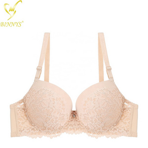 BINNYS Plus Size Lace Underwire Breathable 36D 40D 42D 38 D Cup Big Cup Bras For Women