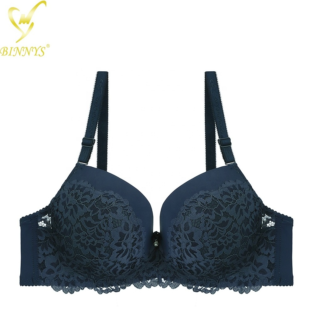 BINNYS Plus Size Lace Underwire Breathable 36D 40D 42D 38 D Cup Big Cup Bras For Women