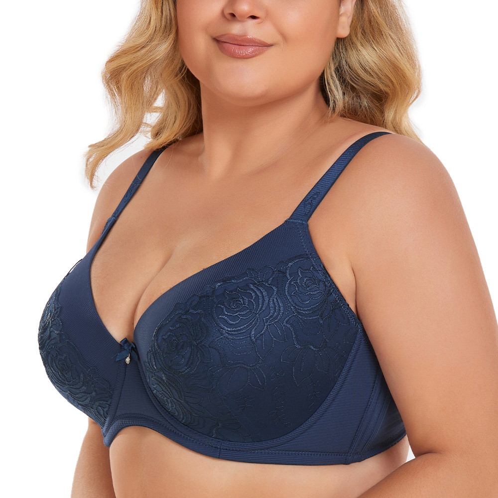 Binnys Ladies 42E  Size Comfort Sujetador Plus Size Underwear Women Bra Big Cup Underwire Women Push Up Balcony Balconette Bras