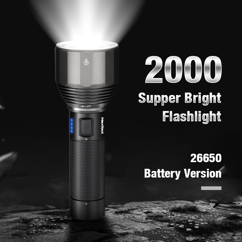 NexTool 2000lm High Lumen Output USB Rechargeable flashlight Waterproof LED Flashlights