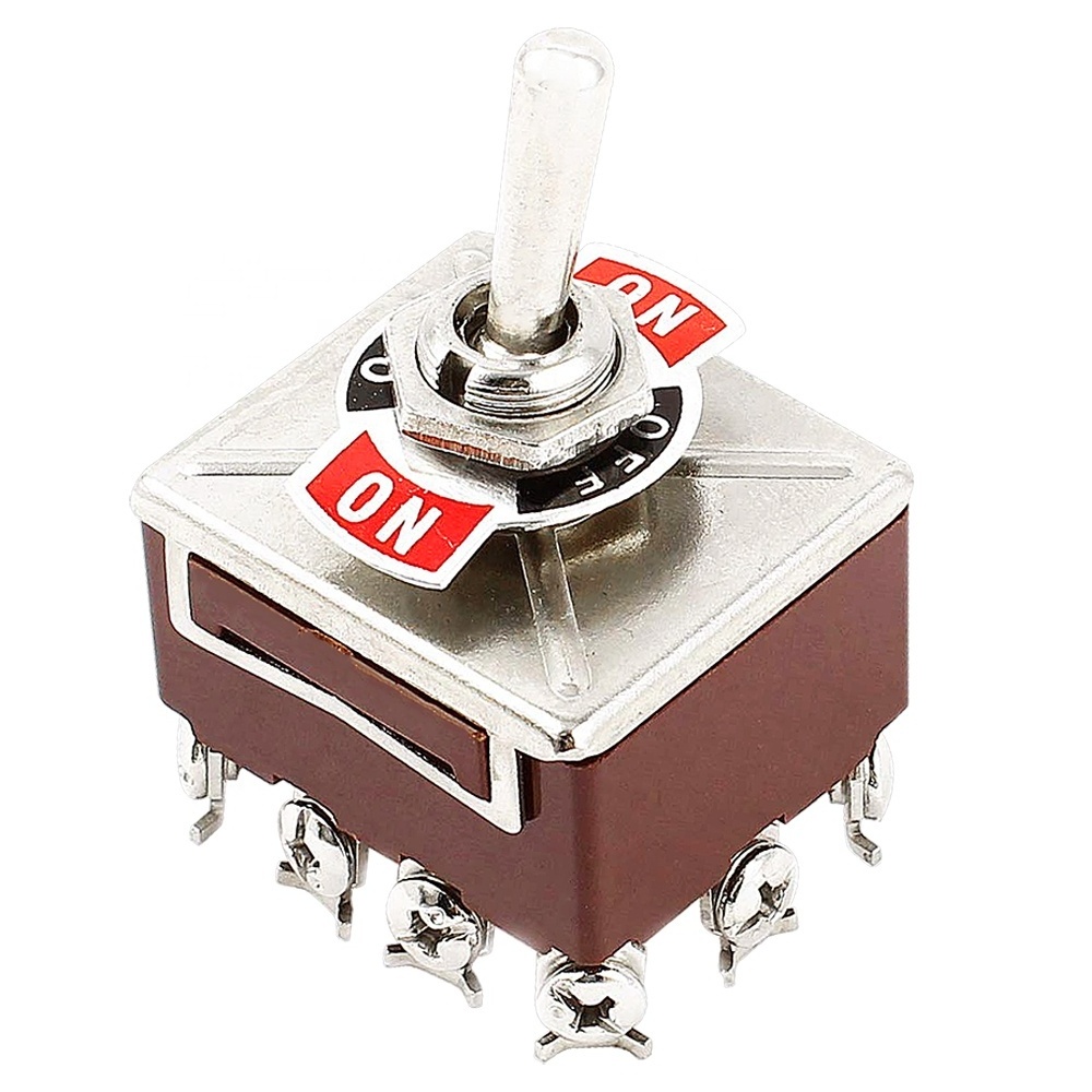 4PDT 12 pins toggle switch changeover power switch