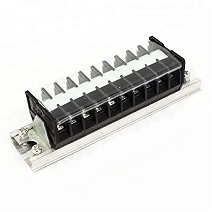 TD-1510 660V 15A Dual 10 Pole Din Rail Electric Terminal Strip Block