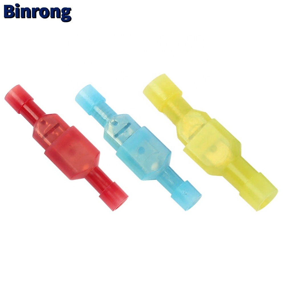 0.8x6.35mm Red Insulated Male Female Spade Terminal Electrical Crimp Wire Connector