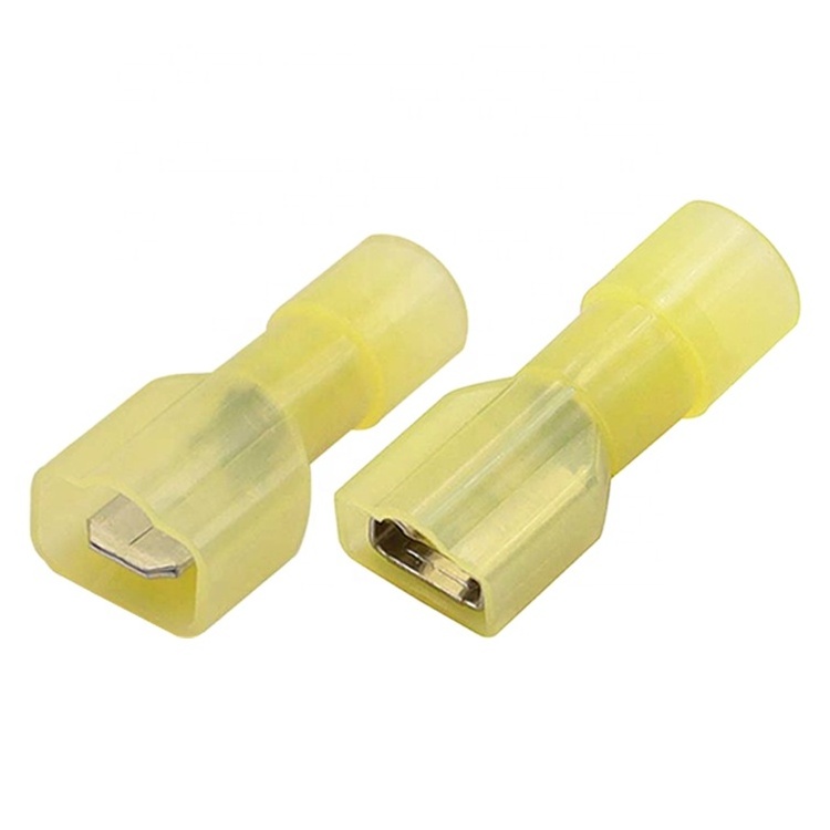 12-10AWG Nylon Fully Insulated Male/Female Quick Splice Wire Disconnect Electrical Crimp Terminal Connector