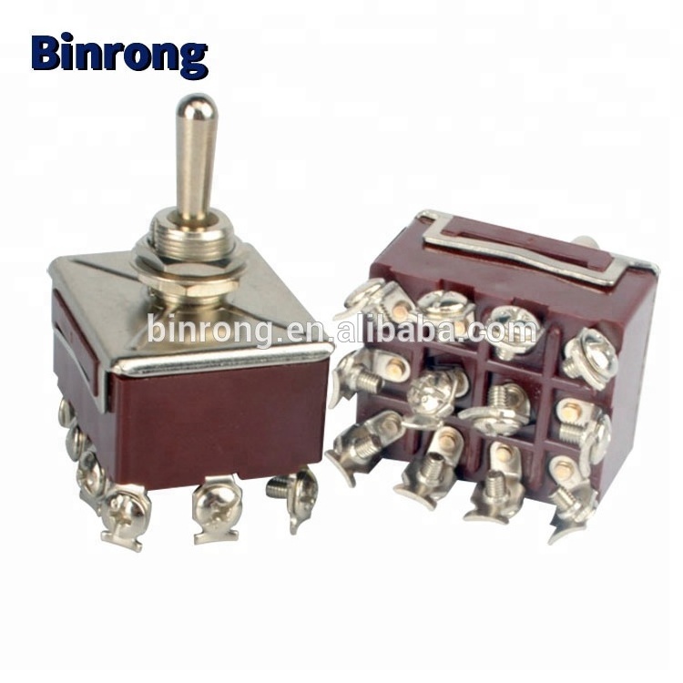 4PDT 12 pins toggle switch changeover power switch