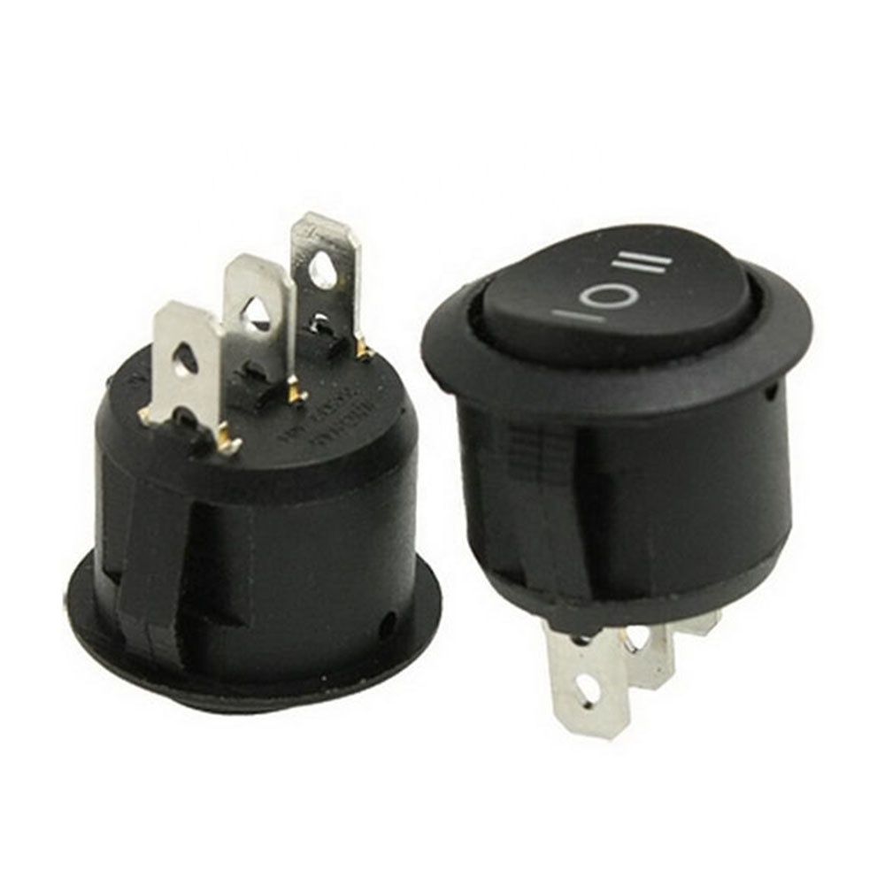 KCD1-105-3 Round 3 Pin SPDT On/Off On boat Rocker Switch