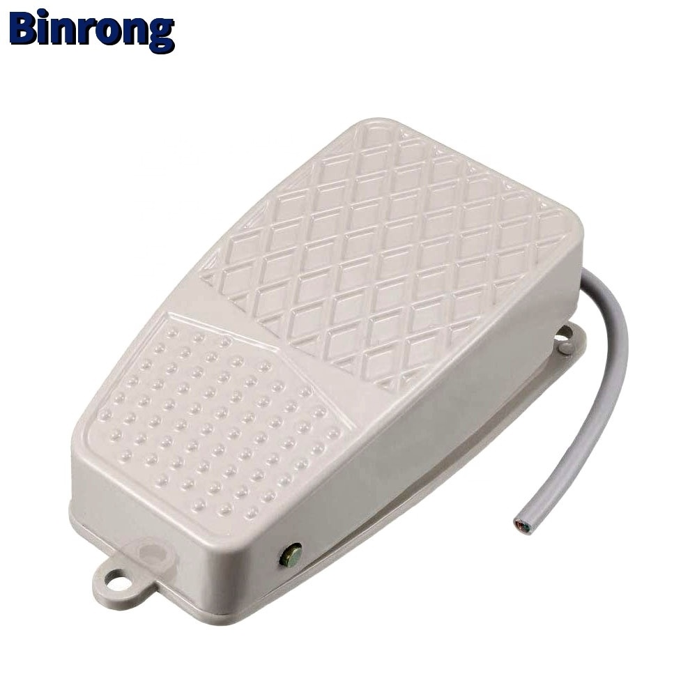 TFS-2 Foot Pedal Switch SPDT NO NC Momentary Nonslip Industrial Electric Switch 250V 10A