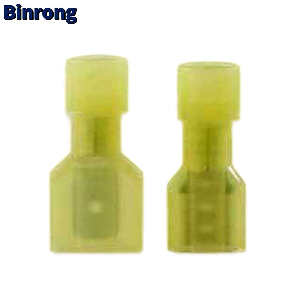 12-10AWG Nylon Fully Insulated Male/Female Quick Splice Wire Disconnect Electrical Crimp Terminal Connector