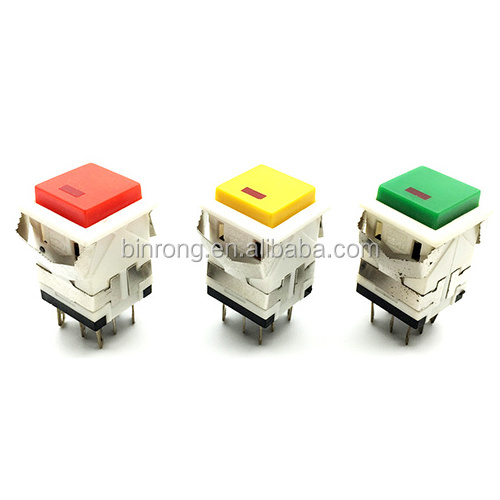 KD2-22 push button switch Momentary ON-(ON) with LED