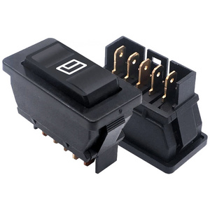 Momentary Rocker Switch 5 Pins DPDT Automobile Car Power Window Switch