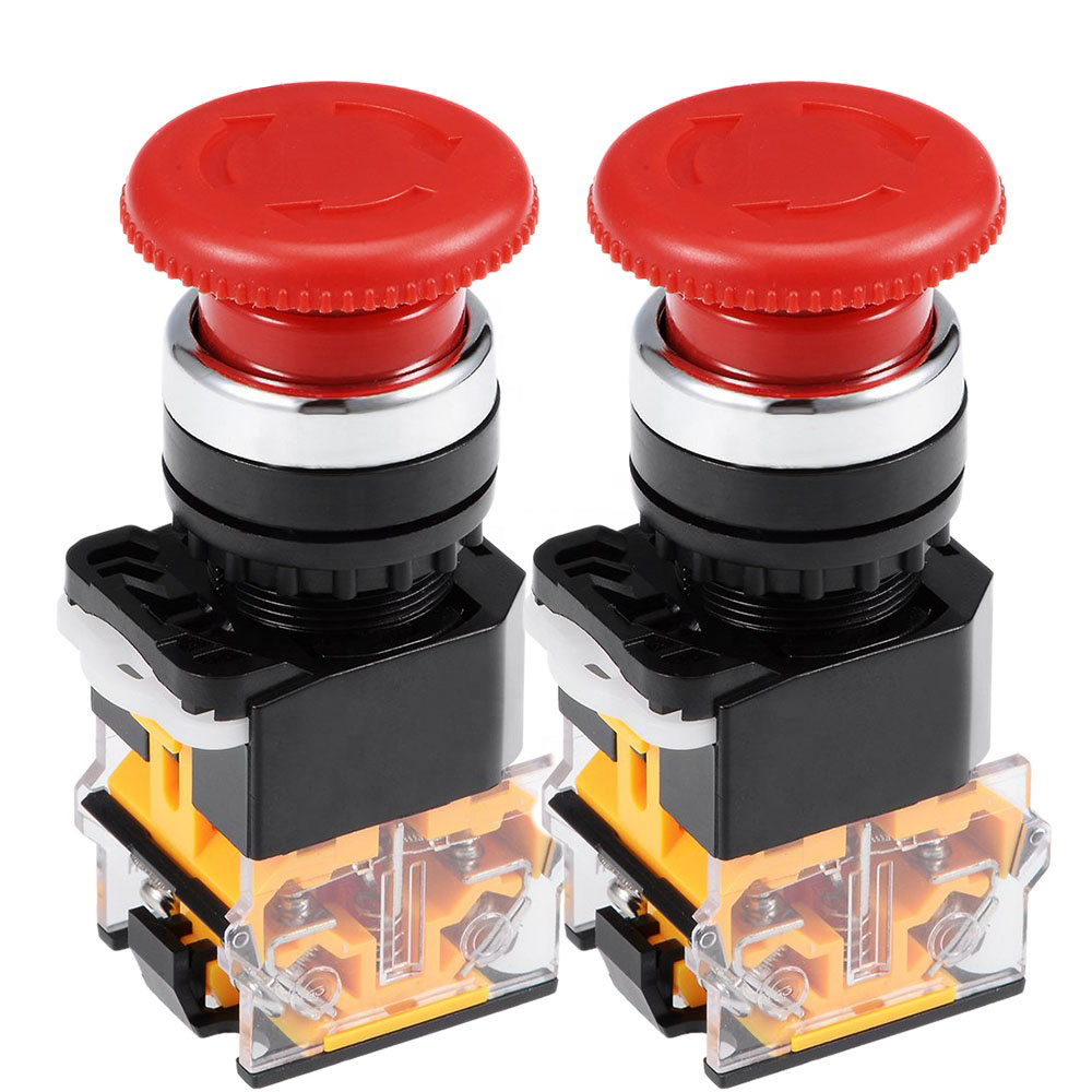 LA38 Self-lock Emergency Stop Push Button Switch