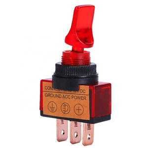 ASW-14D Duck bill 12V 20A 20Amp 3P SPST Toggle Rocker Switch