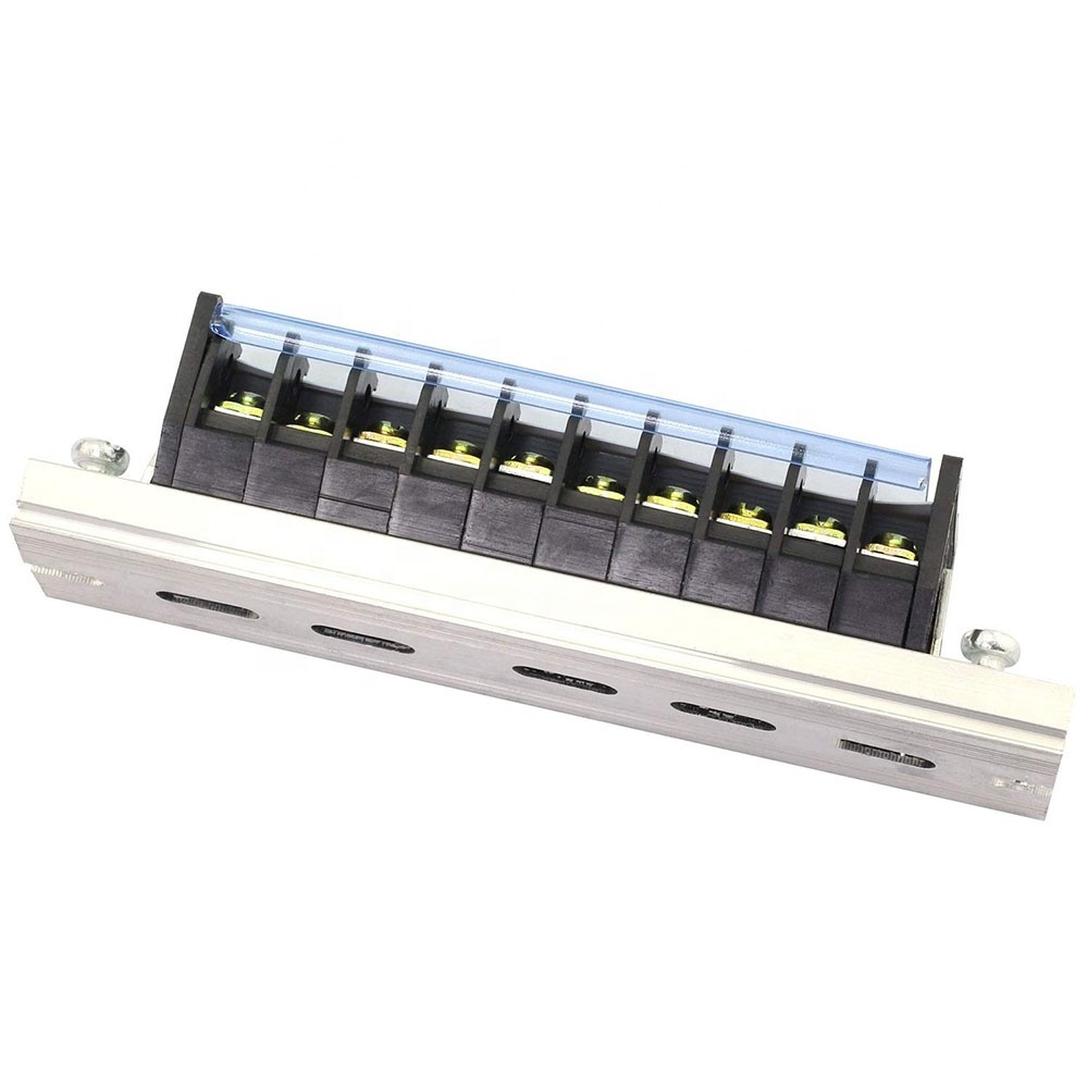 TD-1510 660V 15A Dual 10 Pole Din Rail Electric Terminal Strip Block