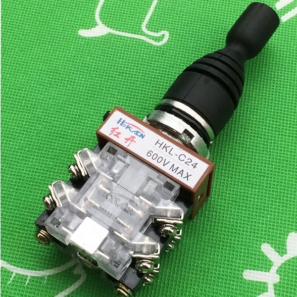 HKL-C24 4NO Spring Back 22mm 4-Way Joystick Switch