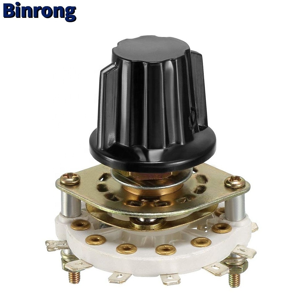 KCZ  1P6T Single  layer Band Channel Rotary Selector Switch