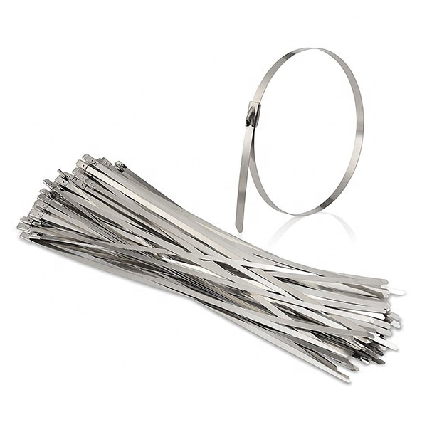 SUS304 Stainless Steel 12'' Locking cable Tie 4.6X300mm