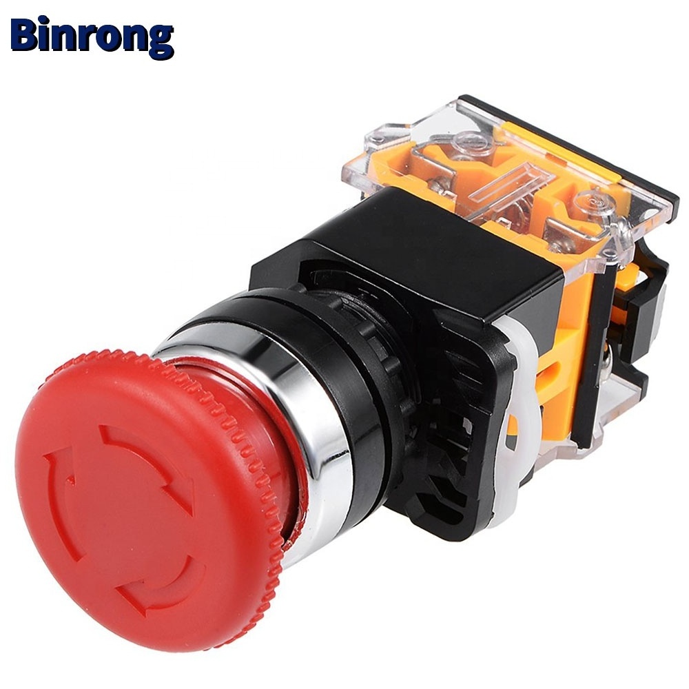 LA38 Self-lock Emergency Stop Push Button Switch