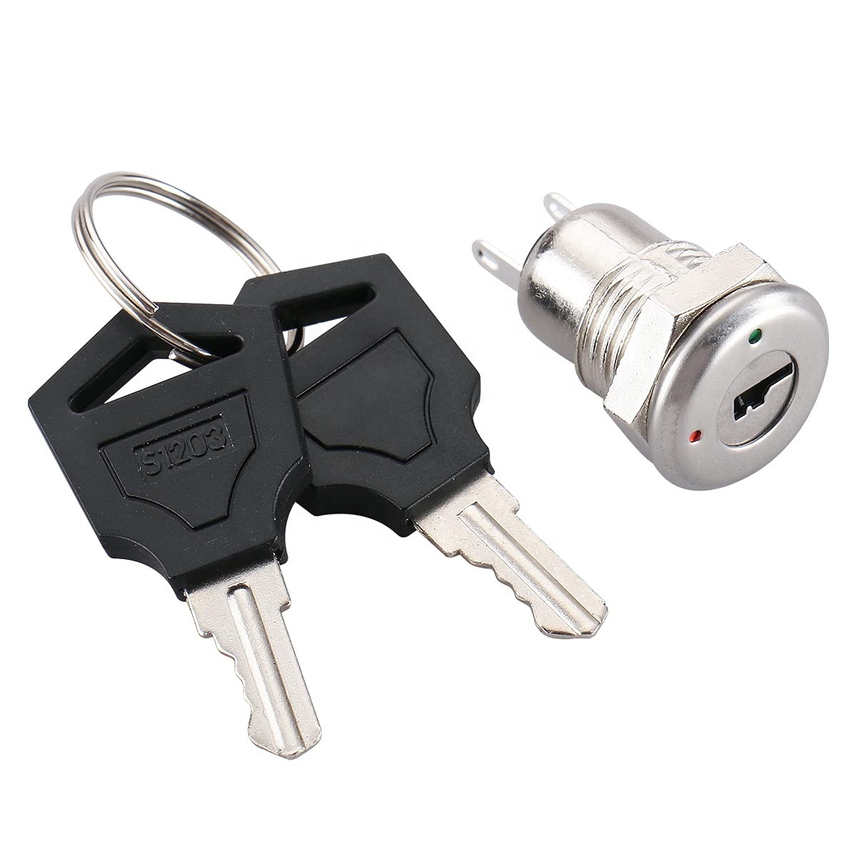 KS-07 On Off Two Terminals Keyswitch Keylock Switch